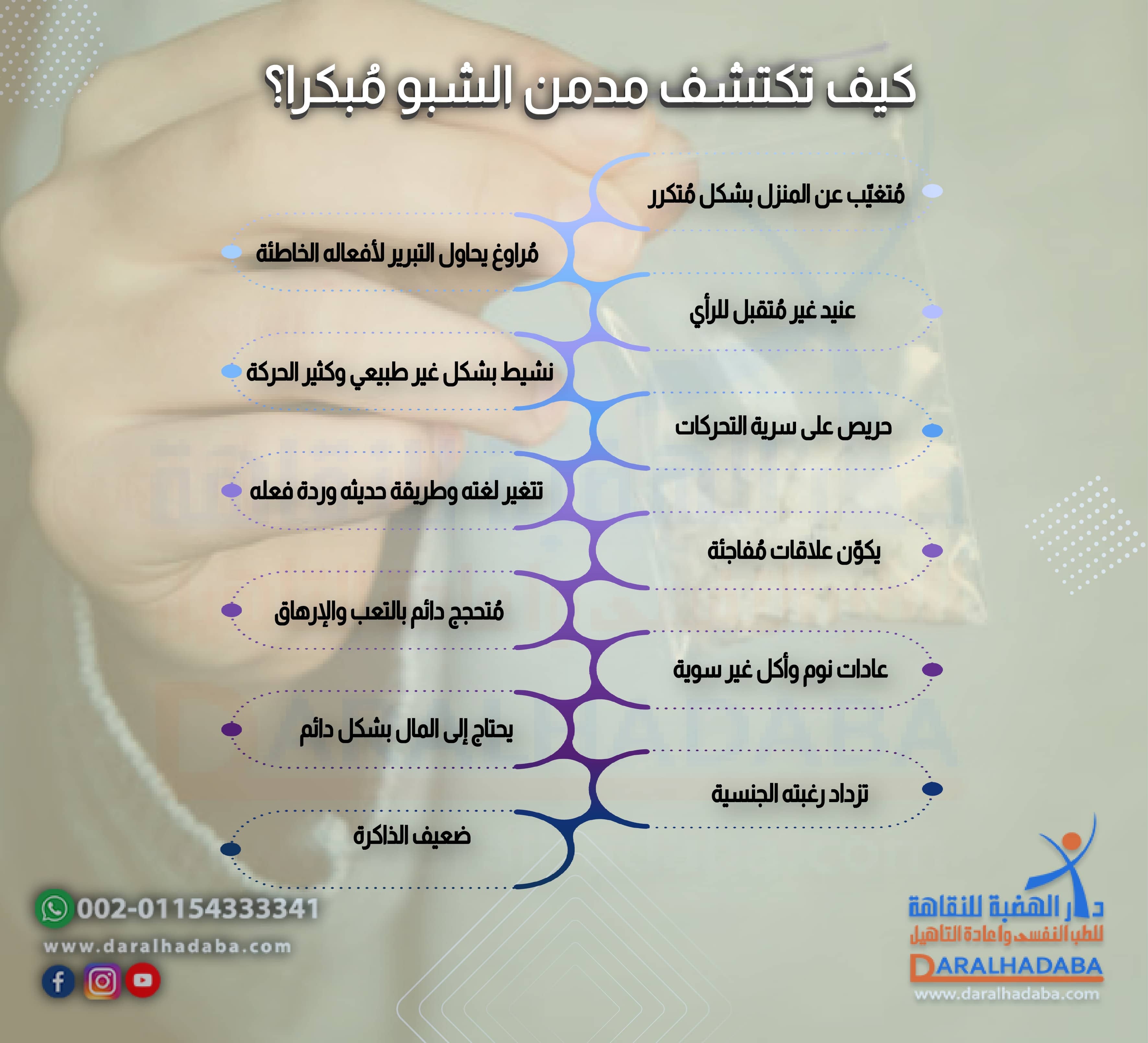 كيف تكتشف مدمن الشبو مُبكرا؟